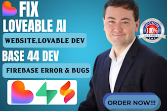 vibe code website using lovable, base 44, with authentication, database