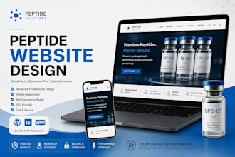 do peptide website, research chemical woocommerce wordpress store