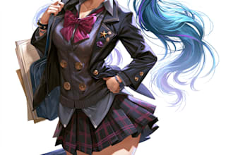 raw anything you want in anime style or semi realism
