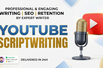 write an engaging script for your animation or youtube video