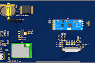 design custom iot pcb, schematic, gerber, bom, kicad and altium pcb