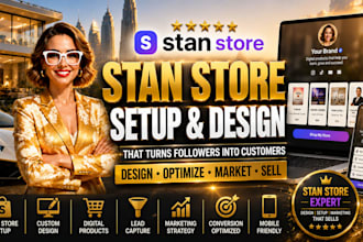 do stan store design, stan store setup, stan store marketing, payhip promotion