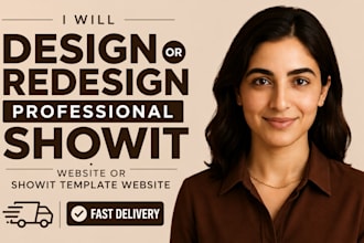 redesign and develop your showit website