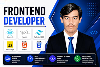 build a modern responsive website or landing page using react and vite