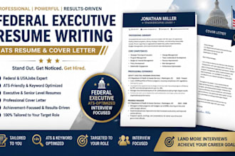 write federal executive resume writing ats resume writing and cover letter