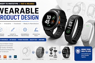 product design wearable device smart wearable enclosure iot wearable prototype