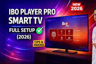 create branded iptv player like ibo player pro for mobiles, smart tvs with panel