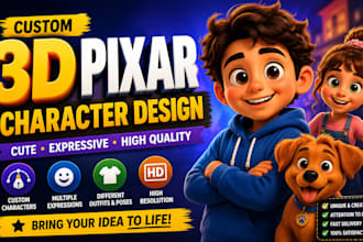 create professional 3d animations with pixar style expertise