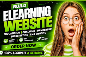 build elearning educational coaching website membership talentlms lms website