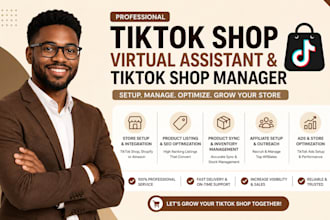 be your expert tiktok shop manager for store growth