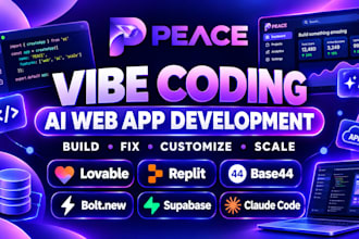 vibe code and develop lovable replit base44 bolt v0 ai web app saas mvp