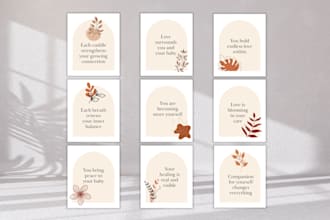 design custom and beautiful affirmation cards