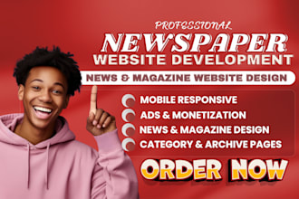 customize wordpress newspaper or news blog website