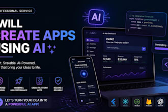 develop ai mobile and web apps with flutter, react native, and gpt