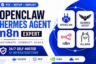 autonomous ai agent hermes jarvis ai assistance swarms claude code n8n vps