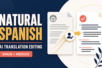 proofread and humanize your ai translated spanish