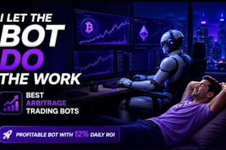 build crypto arbitrage bot, volume bot, dex arbitrage bot, sol eth arbitrage bot