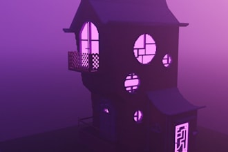 create stylized 3d voxel model and game assets in magicavoxel