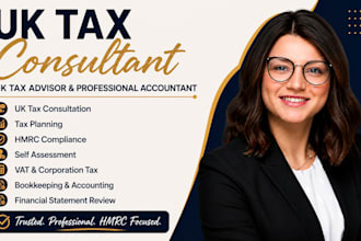 be your UK tax consultant, UK tax advisor and UK accountant