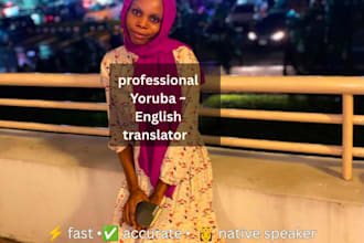translate english to yoruba, pidgin and yoruba to english accurately
