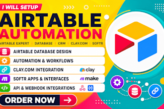 airtable crm database expert automation clay com softr webapp n8n ai zapier