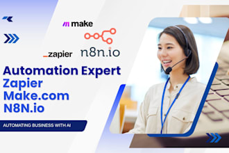 n8n automation make zapier automation n8n ai workflow automation specialist crm