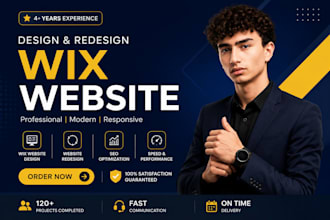 do expert wix design, wix website redesign, wix website clone