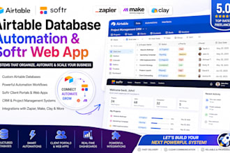 be airtable database expert airtable automation airtable clay com softr webapp