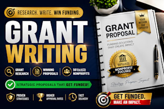 grant research, creative grant proposals, grant writing, 501c3, non profits