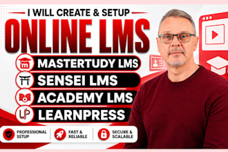 build lms website using learndash, sensei lms, academy lms and masterstudy lms