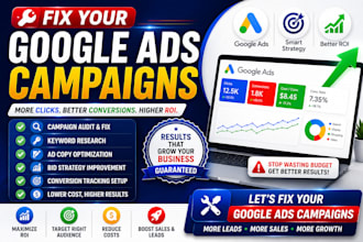 audit optimize and fix your google ads campaigns