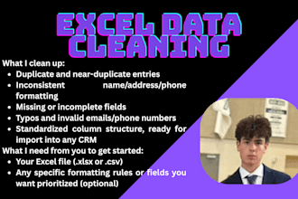 clean and standardize your excel contact database