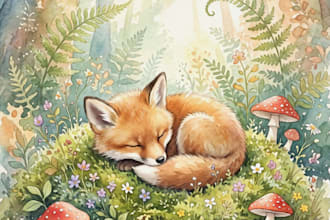 illustrate children story book illustration, story book, book illustration