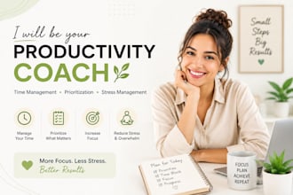 be your productivity coach for stress and time management prioritization