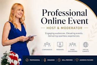 ensure your online event runs smoothly and professionally
