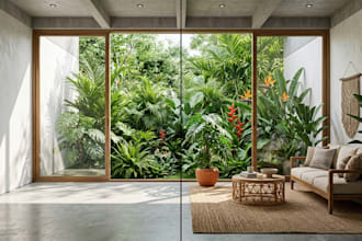 do architectural virtual staging and photorealistic 3d render