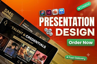 create an urgent powerpoint design, business presentation slides, google slides