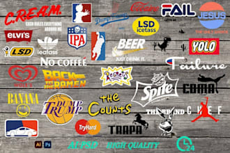design a custom logo parody