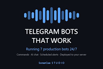 build a telegram bot with ai integration in python