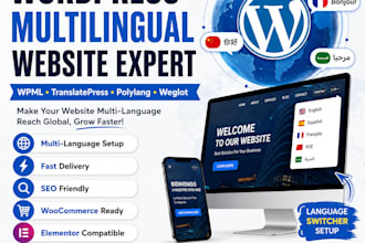 translate your wordpress website multilingual using wpml or polylang