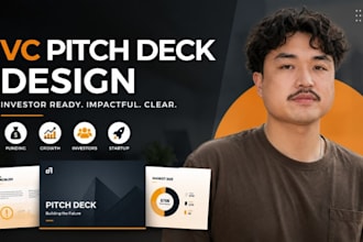 design venture capital pitch deck, startup investment, vc presentation slides