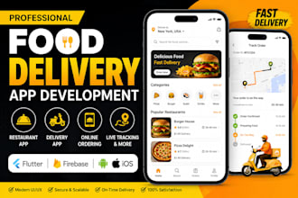 develop food delivery app, restaurant app, online ordering app