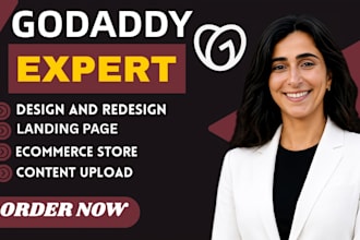 godaddy website design, redesign godaddy website design