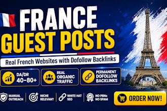 publish france guest post with high da french backlinks for SEO