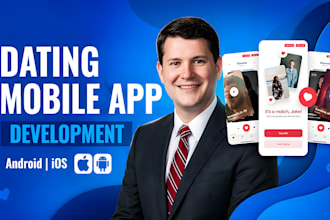 develop a modern dating app like tinder or bumble with chat and matching