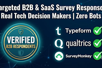 gather b2b survey respondents for saas market research