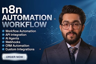 an n8n ai agent and custom workflow automation