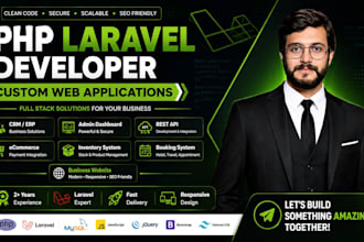 develop professional PHP or laravel website