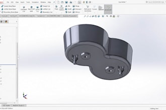 design industrial automotive air vent louver, glove box, cad in fusion 360