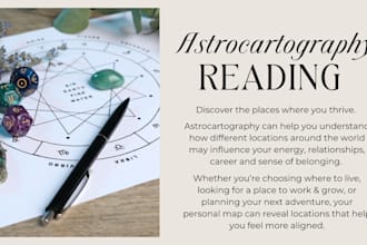 create a detailed astrocartography reading so you can thrive